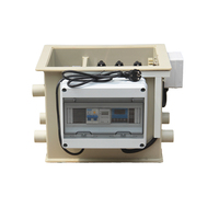 Cowter efficace traitement de l'eau UV système de Circulation d'aquaculture filtre à tambour pour étang à poissons 220V moteur 1 an de garantie