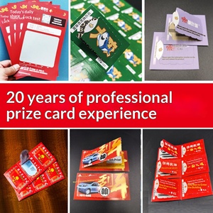 Cartes à gratter créatives professionnelles pour usine de fabrication, conception gratuite, anti-contrefaçon et personnalisables - Product Image 2