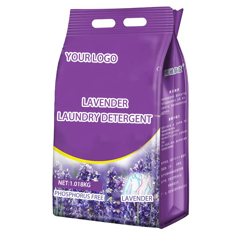 Manufacturer Bulk Sale Non-toxic Lavender Fragrance Detergent Powder Eco Friendly Washing Powder Laundry Detergent