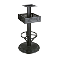 Tabouret de bar moderne de luxe en acier inoxydable de haute qualité UPRS UP-003B avec siège en velours, fonction pivotante, sans accoudoirs - Utilisation commerciale