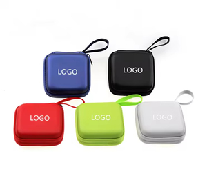 Nuevo Estuche Rígido Mini de EVA con Cremallera Personalizada y LOGO para Auriculares y Cables - Product Image 6