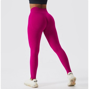 High Waist Scrunch Butt Gym Tights <strong>Big</strong> <strong>Bum</strong> Curve Women Seamless Yoga Pants <strong>Leggings</strong> - Product Image 2