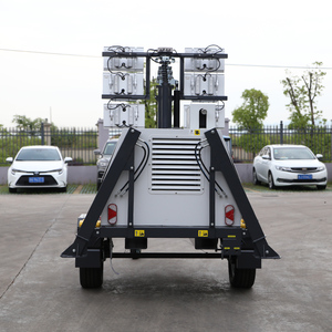 Tour d'éclairage mobile à 6 LED de 324 000 lumens, mât hydraulique de 9 m, 359. Rotation pour les situations d'urgence et l'exploitation minière - Product Image 5