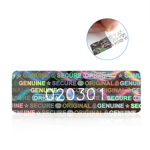 Nhà Máy Tùy Chỉnh Vật Nuôi Vật Liệu Nối Tiếp Số Laser Ba Chiều An Toàn Nhãn Dán Với An Ninh Mã QR Dán - Product Image 3