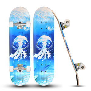 ฮันเตอร์ สเก็ตบอร์ด ครุยเซอร์ลายสองด้านกันลื่นสำหรับวัยรุ่นดีไซน์แฟชั่น 4 ล้อ - Product Image 4