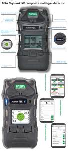 Batterie Li-ion Garantie 1 an Pompe de détection de méthane portable OEM Équipement industriel Analyseur de détecteur multigaz de précision <span class=keywords><strong>MSA</strong></span> - Product Image 6