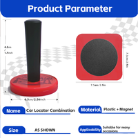 Individueller Logo-Autogriff-Magnethalter mit Silikon-Metall-Adsorptionsmatte für Vinyl-Wrap-Werkzeuge
