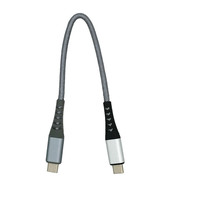 Cable de Carga Rápida PD de 100W, Cable Tipo-C con Trenzado de Nailon para Sincronización de Datos, para Teléfono Móvil, Computadora/Impresora, Android, Cobre Puro, CE