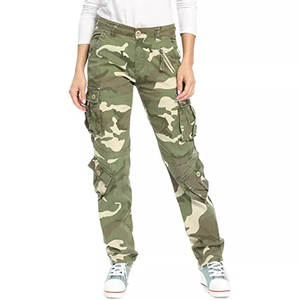 Daily Casual Fashion <strong>Jean</strong> Outdoor Jogging <strong>Combat</strong> Work Custom Pants Camo Cargo Pants for <strong>Women</strong> - Product Image 5