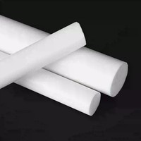 Barre en PTFE vierge de 10 à 300 mm de diamètre, barre en téflon haute performance, plastique technique pour l'isolation des batteries de véhicules électriques et les matériaux 5G