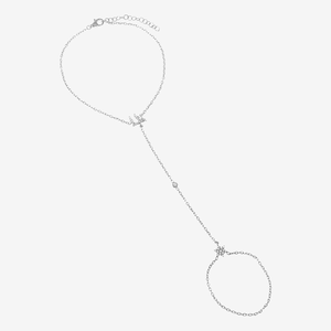 Set di Gioielli Ebraici con Simbolo <span class=keywords><strong>Hamsa</strong></span>, Chai e Stella di David in Argento Sterling 925 Placcato Oro <span class=keywords><strong>14K</strong></span>, Bracciale da Donna - Product Image 6