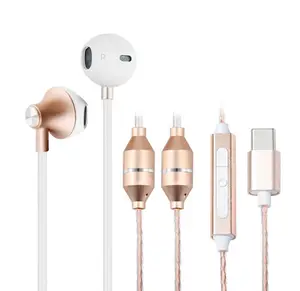 Delviemf — écouteurs sans radiations, oreillettes avec tube d'air, casque d'écoute, utilisé pour téléphones portables et ordinateurs portables
