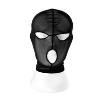 Voile de performance sexy noir SM pour femme, motif dentelle, masque de tête, produits sexuels pour adultes