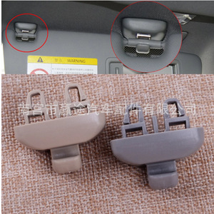 Clip de Sujeción para Parasol Interior, Color Gris Beige, para Volkswagen Audi TT A6 S6, Plástico - Product Image 4