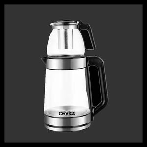 Bouilloire électrique en verre intelligent à double paroi de 2 L, portable pour la maison, l'hôtel, contrôle de la température - Product Image 4