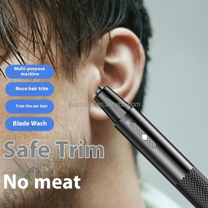 Portable étanche hommes électrique indolore Rechargeable 2 en 1 rasage <span class=keywords><strong>épilation</strong></span> rasoir <span class=keywords><strong>oreille</strong></span> nez tondeuse à cheveux pour hommes - Product Image 4