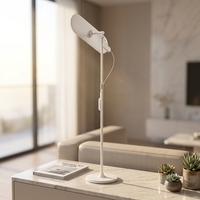 Lampe de beauté au sol à LED FEIXIANG à CRI élevé, pliable, étanche, température de couleur réglable (2700-7000K), commande par interrupteur, alimentation USB