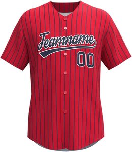 Cosido Personalizar Jersey de béisbol Stitched_Printed Camisetas personalizadas con botones Uniforme deportivo para hombres Mujeres Jóvenes - Product Image 6