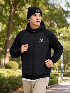Sudadera con Capucha para Hombre, 100% Algodón, con Logotipo Personalizado, Cierre de Cremallera, Sudadera Gruesa - Product Image 2