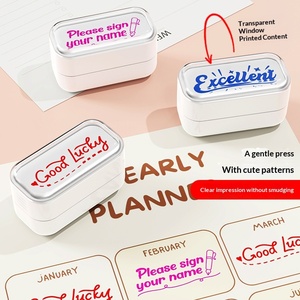 Sellos de Plástico Apilables para Juegos, Juguetes de Ventana, Bloques de Construcción, Comentarios del Profesor, Recompensas, Sellos de Incentivo, Sellos Personalizados - Product Image 1