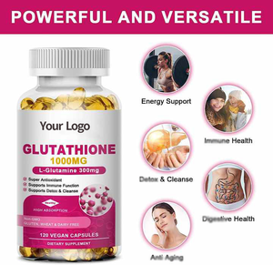 Cápsulas de gel blando de glutatión de etiqueta privada OEM, suplemento alimenticio para blanquear la piel para mujeres y hombres - Product Image 3