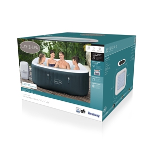 Bestway 6002U <span class=keywords><strong>Lay</strong></span>-<span class=keywords><strong>Z</strong></span>-<span class=keywords><strong>Spa</strong></span> Ibiza <span class=keywords><strong>Spa</strong></span> <span class=keywords><strong>gonflable</strong></span> à jets d'air écoénergétique pour 4 à 6 personnes - Product Image 6