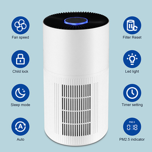 2025 ETL certificado 500 pies cuadrados nuevo Smart Wifi Tuya <span class=keywords><strong>Alexa</strong></span> App Control purificador de aire con indicador PM2.5 - Product Image 3