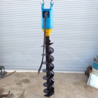 Tarière de sol pratique de qualité industrielle et perceuse de terre portable fondation sur pieux à vis