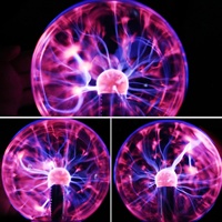 Mainan sensorik rgb warna mengubah sentuhan ajaib bola plasma 10 inci lampu bola plasma