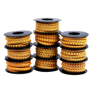 Bobine de numéros de câbles numériques Chkl 0-9 A-Z avec isolation PVC pour l'identification des câblages électriques - Product Image 5