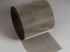 Maglia filtrante in metallo espanso con rete metallica tessuta in titanio a maglia Fine