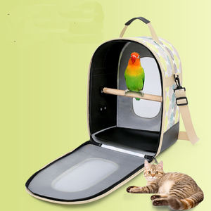 Moda katlanabilir kuş seyahat taşıyıcısı sırt çantası şeffaf kuş taşıyıcı - Product Image 2