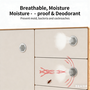 Coperture per prese d'aria rotonde <span class=keywords><strong>in</strong></span> acciaio inossidabile HUAWEI, griglie <span class=keywords><strong>in</strong></span> rete per mobili, prese d'aria anti-insetti - Product Image 2