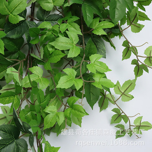 Décorations murales artificielles en forme de vigne, feuilles vertes, lierre, pothos, pour intérieur et extérieur - Product Image 4
