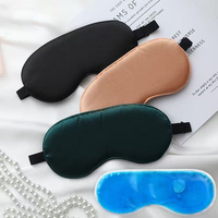 Masque de sommeil rafraîchissant personnalisé en gel pour les yeux avec sangle élastique, doux et lisse