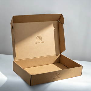 Boîte en carton ondulé rigide de luxe avec logo personnalisé, emballage cosmétique de haute qualité, recyclable, avec laminage mat, boîte d'expédition - Product Image 4
