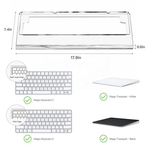 Support de clavier en acrylique transparent et plateau pour pavé tactile, adapté aux claviers Magic de deuxième et troisième génération - Product Image 2