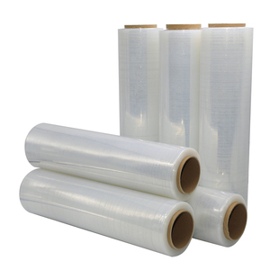 Stretch Film Wholesale LLDPE Casting PE Film <b>Plastic</b> Roll Transparent Clear Pallet Wrapping Hand <b>Plastic</b> <b>Shrink</b> Stretch Film - Product Image 2