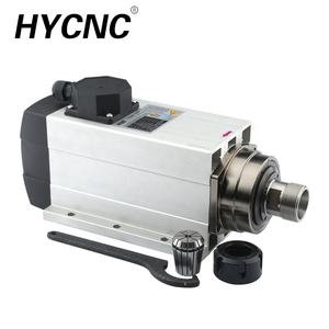 CNC 220V/380V Spindelmotor-Kit GDF60-18Z/6.0 Luftkühlung 7,5 kW Holzfräse Huanyang ER32 6kW Spindelmotor - Product Image 3