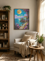 Kit de peinture au diamant personnalisé, transformez votre photo en art étincelant, peinture au diamant 5D en acrylique, décoration moderne pour la maison, cadeau