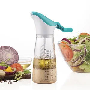 Lächeln Mutter Kunststoff 360ml Mixer Flasche Salat Dressing Shaker