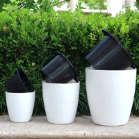 Pot Tanaman Gantung Vertikal Self Watering, Pot Tanaman Sudut, Pot Tanaman Dinding, Pot Anggrek Self Watering