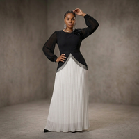 Nouvelles Robes Décontractées Élégantes en Polyester et Mousseline pour Femmes 2026 - Robe Longue Africaine Dashiki pour Soirée, Manches Cloche, Manches Longues, Été