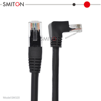 Cable Ethernet de codo de ángulo recto Conector de red de 90 grados RJ45 CAT5 CAT6 Cable de conexión