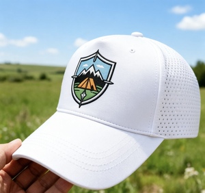 Gorra Trucker Blanca Bordada Personalizada, Unisex, Transpirable, de Malla, Ajustable, para Deportes al Aire Libre - Product Image 6
