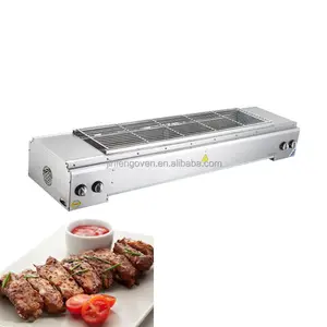 automatic stainless steel gas grill chicken grill machine