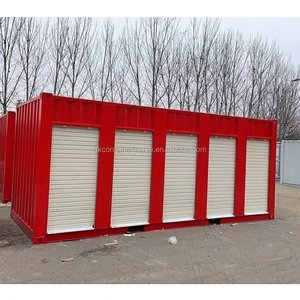 40ft/20ft Steel Security <b>Door</b> Storage Shipping Container with Sandwich Panel for Warehouse Use - Product Image 1