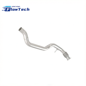 Tubo de escape recto para Audi A4L B9.5 2.0T, tubo de escape delantero de acero inoxidable, colector/tubo principal. - Product Image 1