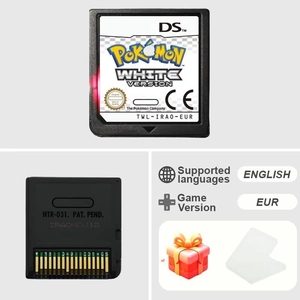Cartouche de jeu Pokémon blanche et <span class=keywords><strong>noire</strong></span>, toute neuve, haute qualité, version américaine/européenne, langue anglaise, pour DSL <span class=keywords><strong>DSI</strong></span> - Product Image 4