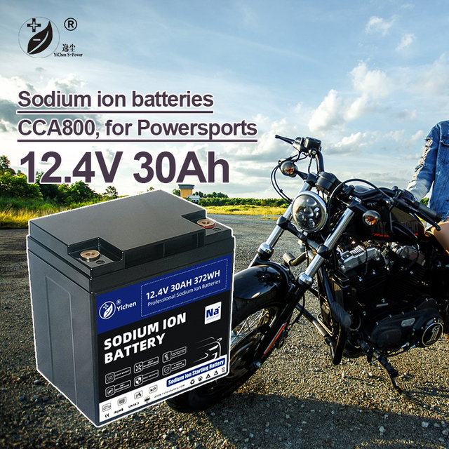 Yichen YCST-N-1230 12.4V 30Ah Sodium-Air Battery for Motorcycle Harley-Davison Replacing BCI 30L Fits ATV Snowmobile UTV